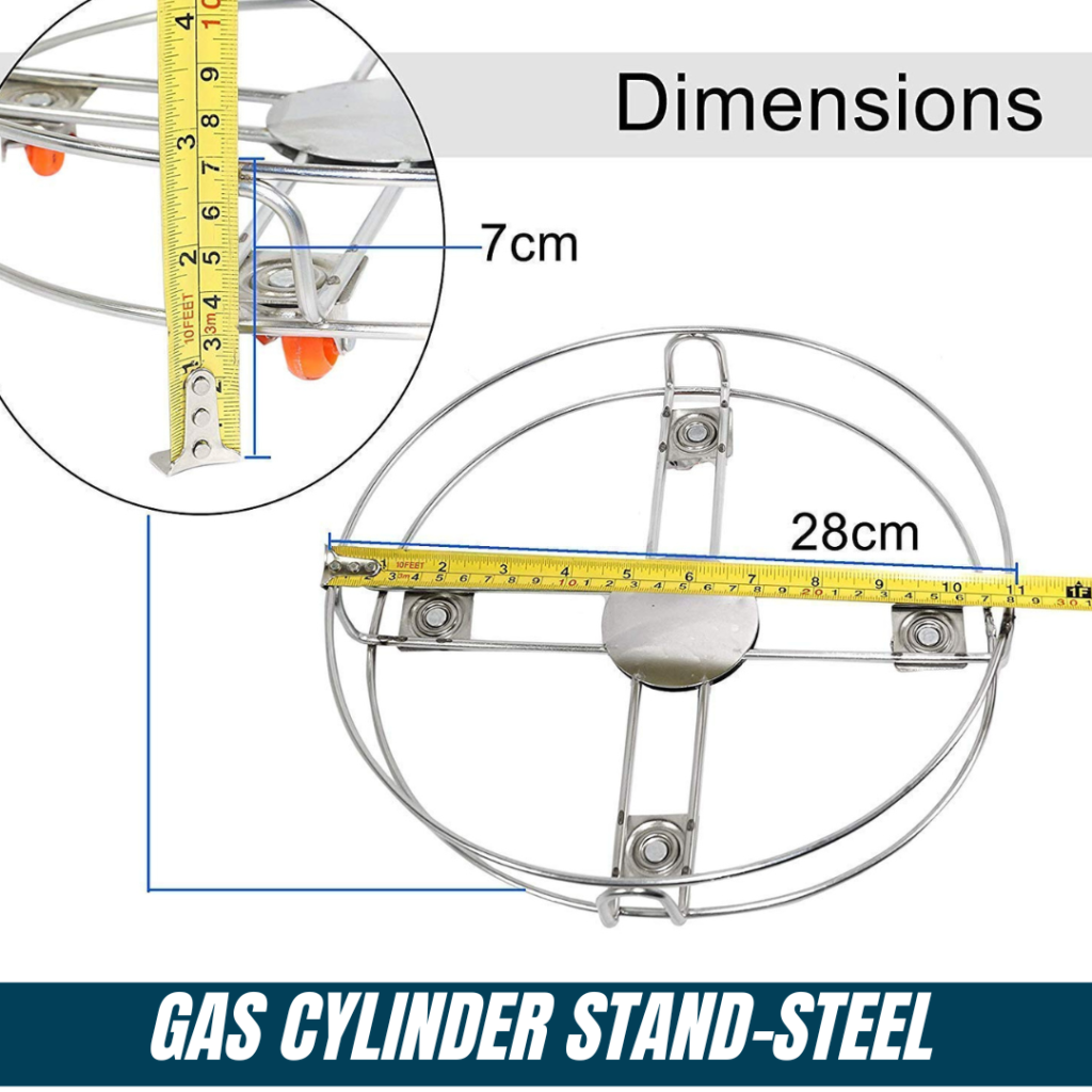 GAS CYLINDER STAND WITH STRONG WHEELS